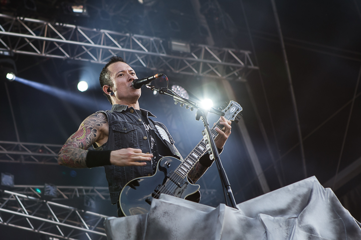 Trivium @ Hellfest 2014, picture 3, photographed by Dorien Goetschalckx - FrontView Magazine