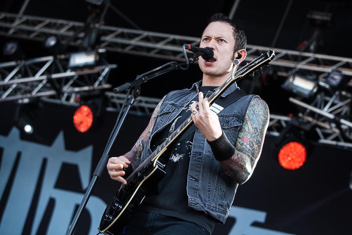 Trivium @ Hellfest 2014, picture 4, photographed by Dorien Goetschalckx - FrontView Magazine