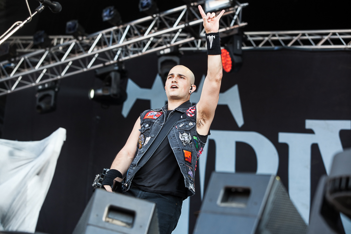 Trivium @ Hellfest 2014, picture 5, photographed by Dorien Goetschalckx - FrontView Magazine