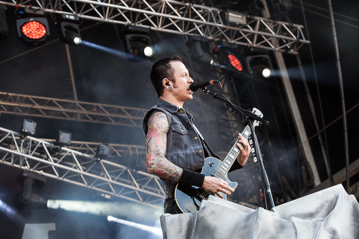Trivium @ Hellfest 2014, picture 6, photographed by Dorien Goetschalckx - FrontView Magazine