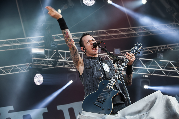 Trivium @ Hellfest 2014, picture 10, photographed by Dorien Goetschalckx - FrontView Magazine