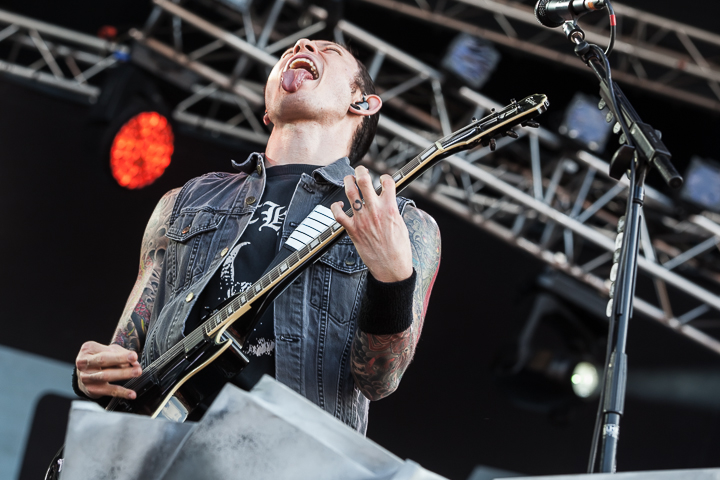 Trivium @ Hellfest 2014, picture 11, photographed by Dorien Goetschalckx - FrontView Magazine