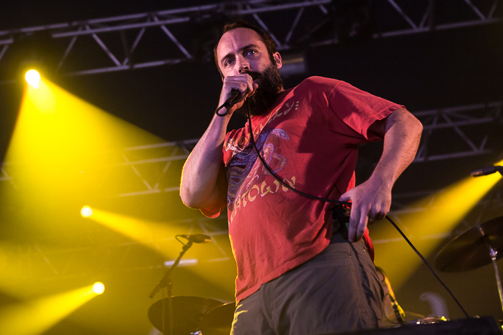 Clutch @ Hellfest 2014, foto 1, foto's door Dorien Goetschalckx - FrontView Magazine