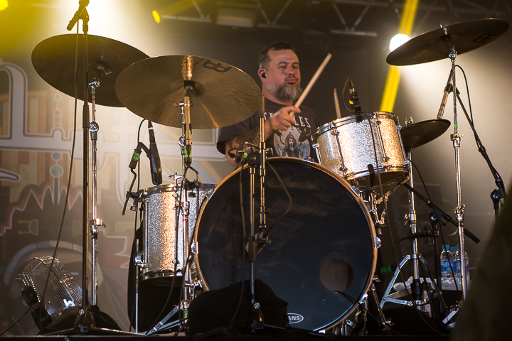 Clutch @ Hellfest 2014, foto 2, foto's door Dorien Goetschalckx - FrontView Magazine