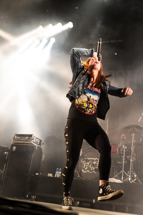 Walls of Jericho @ Hellfest 2014, picture 2, photographed by Dorien Goetschalckx - FrontView Magazine