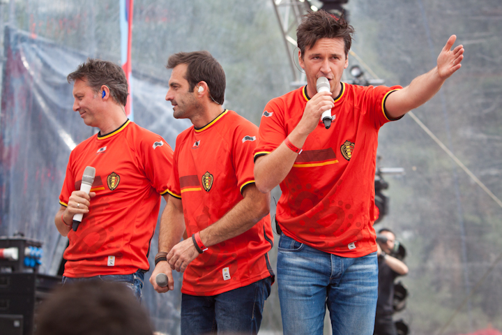 De Romeo's & Sam Gooris @ pennenzakkenrock 2014, foto 6, foto's door Carine Wouters - FrontView Magazine