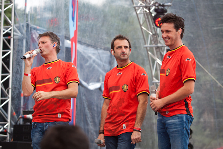 De Romeo's & Sam Gooris @ pennenzakkenrock 2014, foto 7, foto's door Carine Wouters - FrontView Magazine