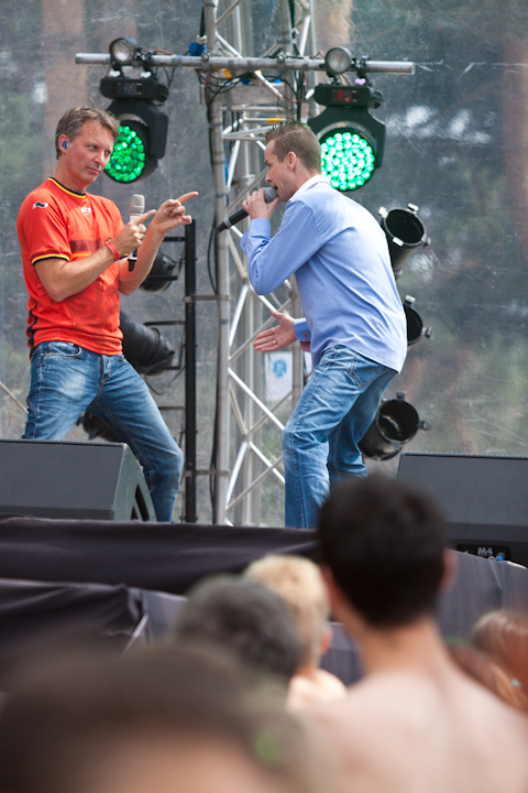 De Romeo's & Sam Gooris @ pennenzakkenrock 2014, foto 19, foto's door Carine Wouters - FrontView Magazine