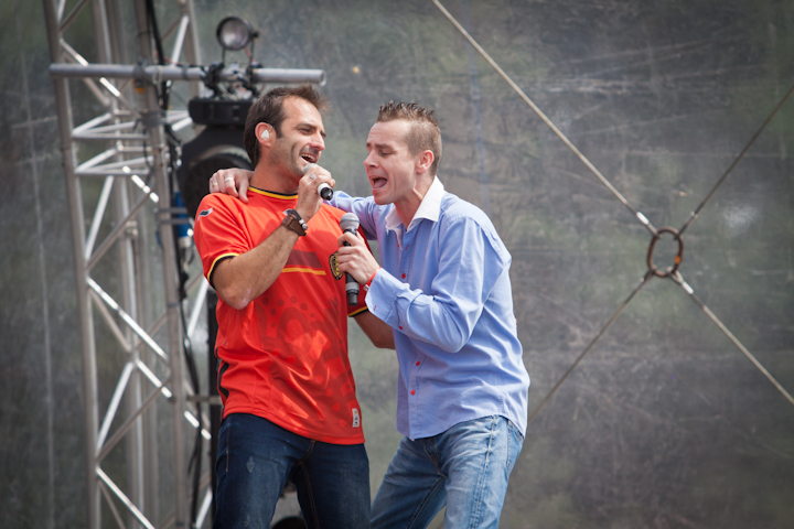 De Romeo's & Sam Gooris @ pennenzakkenrock 2014, foto 24, foto's door Carine Wouters - FrontView Magazine
