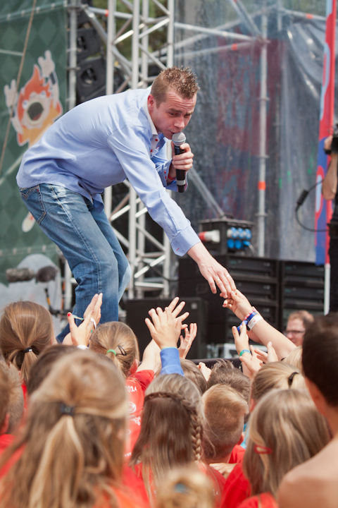 De Romeo's & Sam Gooris @ pennenzakkenrock 2014, foto 32, foto's door Carine Wouters - FrontView Magazine