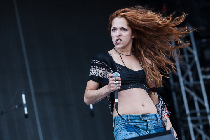 Lez Zeppelin @ Hellfest 2014, picture 4, photographed by Dorien Goetschalckx - FrontView Magazine
