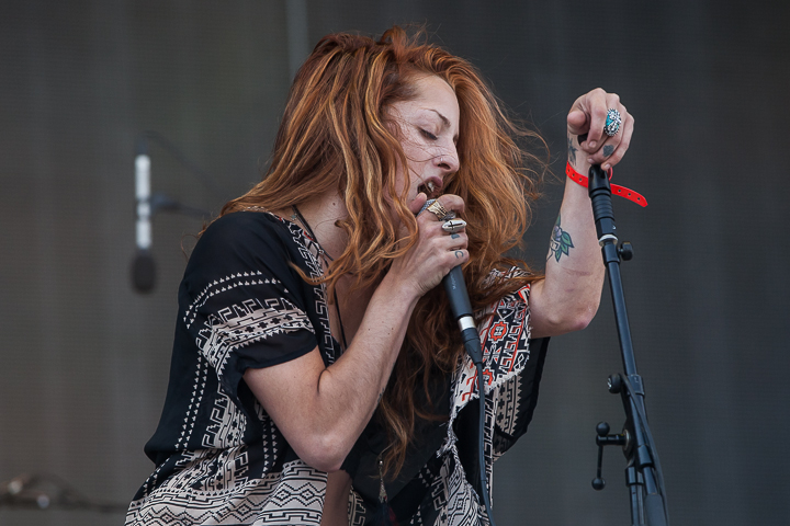 Lez Zeppelin @ Hellfest 2014, picture 11, photographed by Dorien Goetschalckx - FrontView Magazine