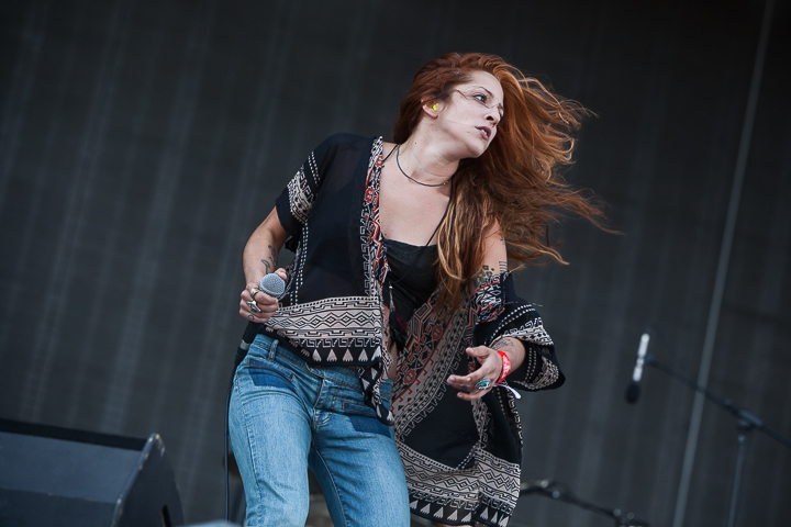Lez Zeppelin @ Hellfest 2014, picture 13, photographed by Dorien Goetschalckx - FrontView Magazine