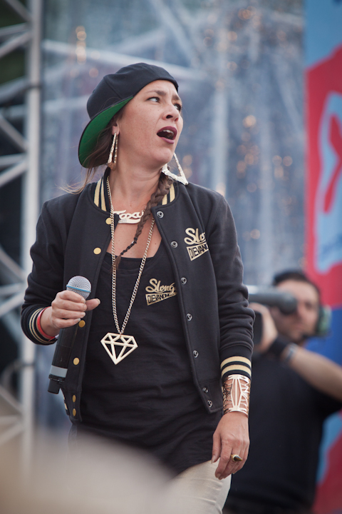 Slongs Dievanongs @ pennenzakkenrock 2014, foto 8, foto's door Carine Wouters - FrontView Magazine