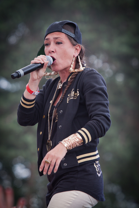 Slongs Dievanongs @ pennenzakkenrock 2014, foto 10, foto's door Carine Wouters - FrontView Magazine