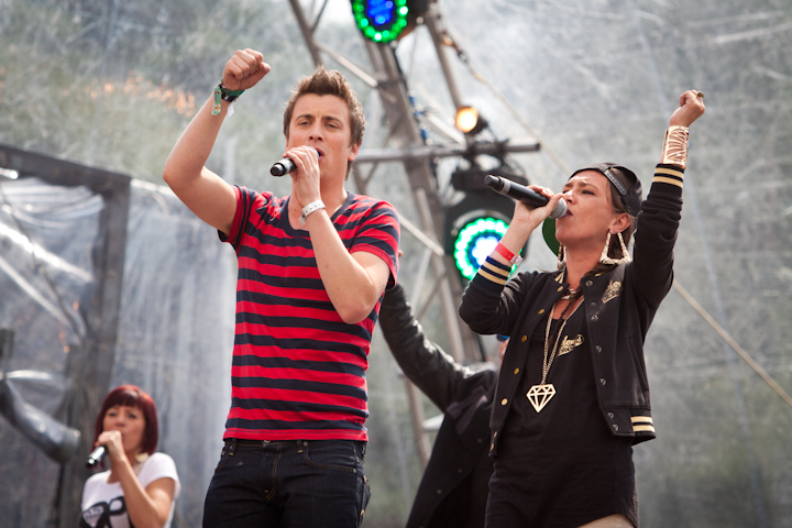Slongs Dievanongs @ pennenzakkenrock 2014, foto 20, foto's door Carine Wouters - FrontView Magazine