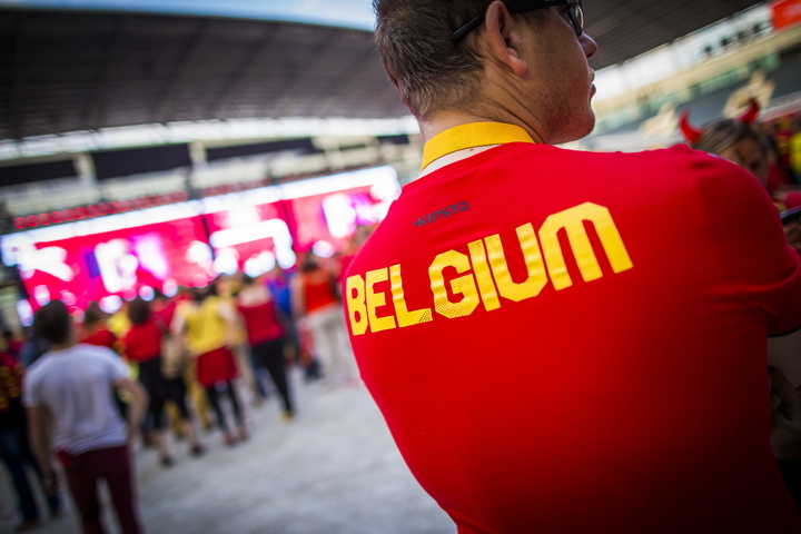 Love the samba - België - Zuid Korea @ Ghelamco arena Gent, picture 1, photographed by sven dullaert - FrontView Magazine