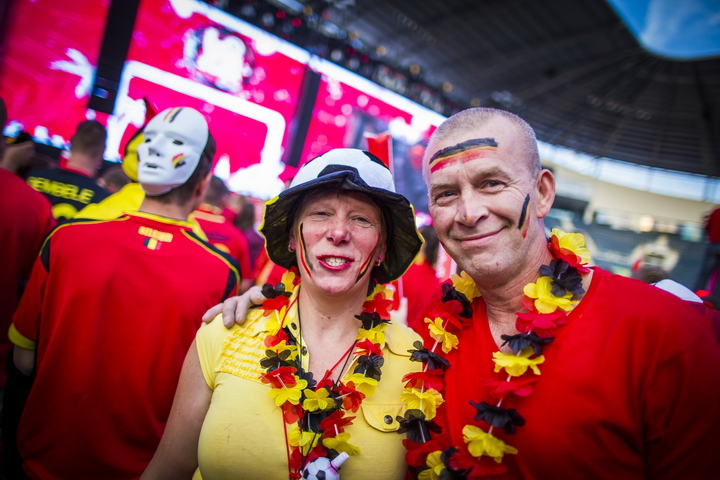 Love the samba - België - Zuid Korea @ Ghelamco arena Gent, picture 4, photographed by sven dullaert - FrontView Magazine