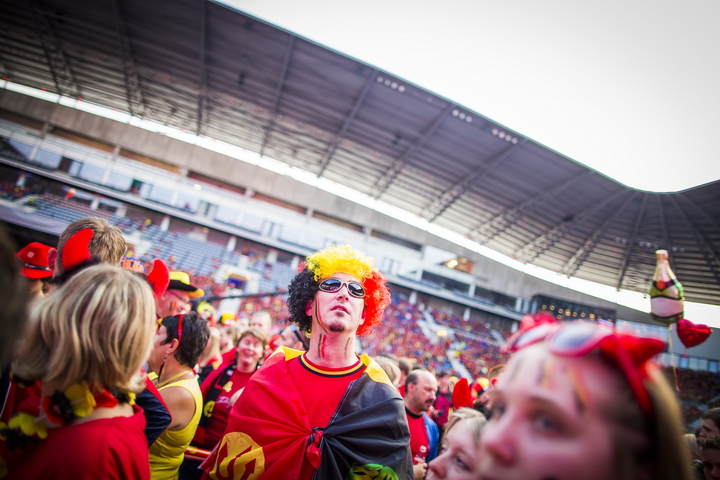 Love the samba - België - Zuid Korea @ Ghelamco arena Gent, picture 5, photographed by sven dullaert - FrontView Magazine
