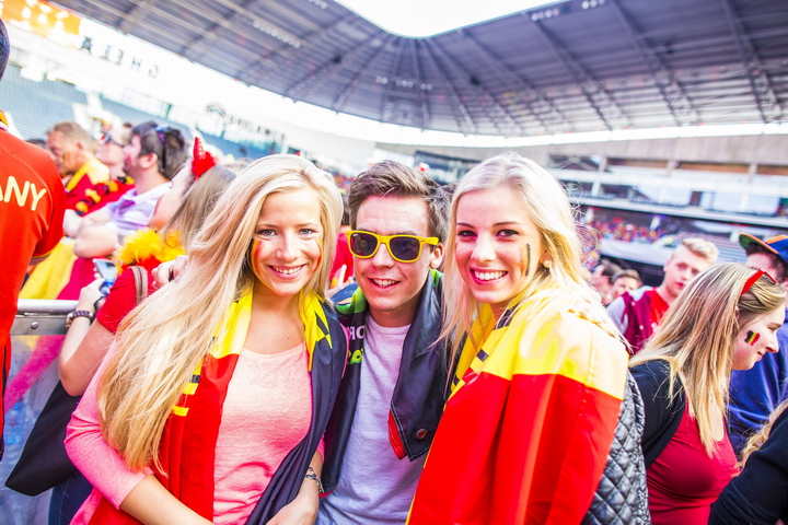 Love the samba - België - Zuid Korea @ Ghelamco arena Gent, picture 6, photographed by sven dullaert - FrontView Magazine