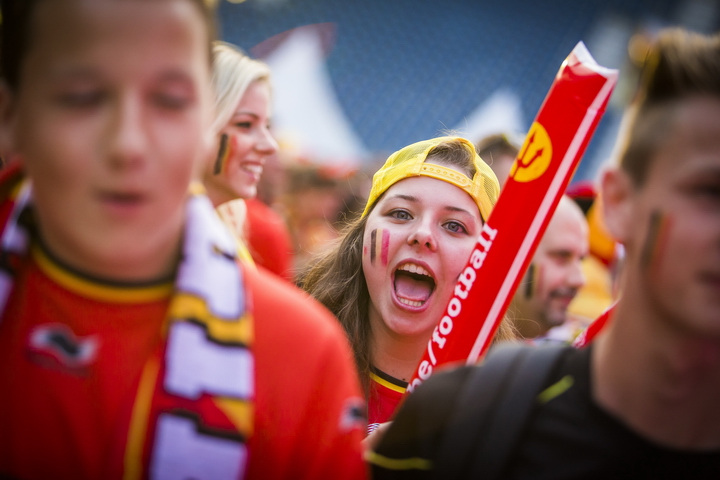 Love the samba - België - Zuid Korea @ Ghelamco arena Gent, picture 9, photographed by sven dullaert - FrontView Magazine