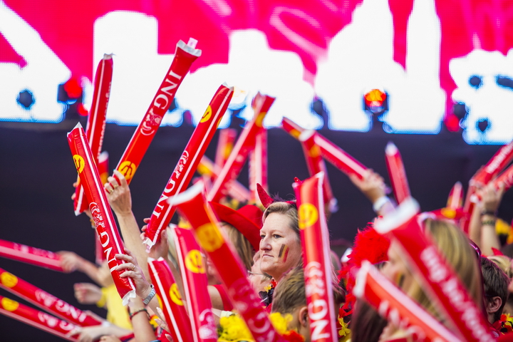 Love the samba - België - Zuid Korea @ Ghelamco arena Gent, picture 12, photographed by sven dullaert - FrontView Magazine