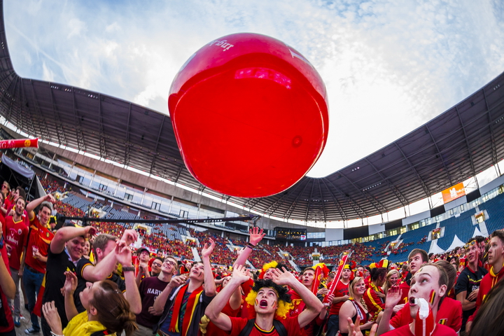 Love the samba - België - Zuid Korea @ Ghelamco arena Gent, picture 19, photographed by sven dullaert - FrontView Magazine