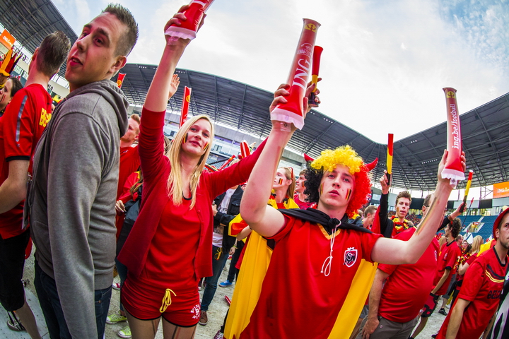Love the samba - België - Zuid Korea @ Ghelamco arena Gent, picture 23, photographed by sven dullaert - FrontView Magazine