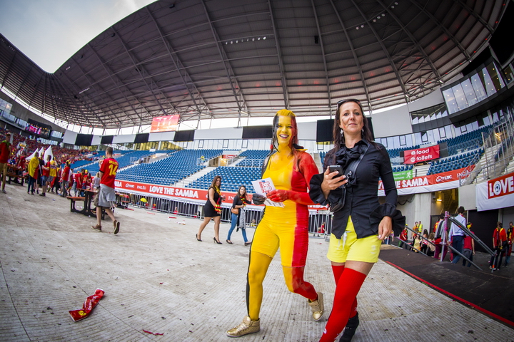 Love the samba - België - Zuid Korea @ Ghelamco arena Gent, picture 25, photographed by sven dullaert - FrontView Magazine