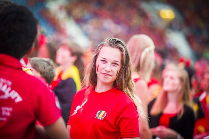 Love the samba - België - Zuid Korea @ Ghelamco arena Gent, picture 29, photographed by sven dullaert - FrontView Magazine