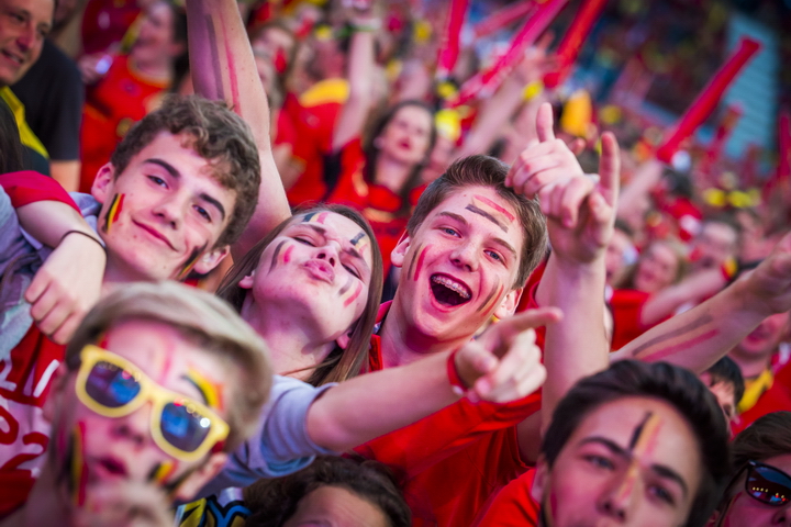 Love the samba - België - Zuid Korea @ Ghelamco arena Gent, picture 35, photographed by sven dullaert - FrontView Magazine