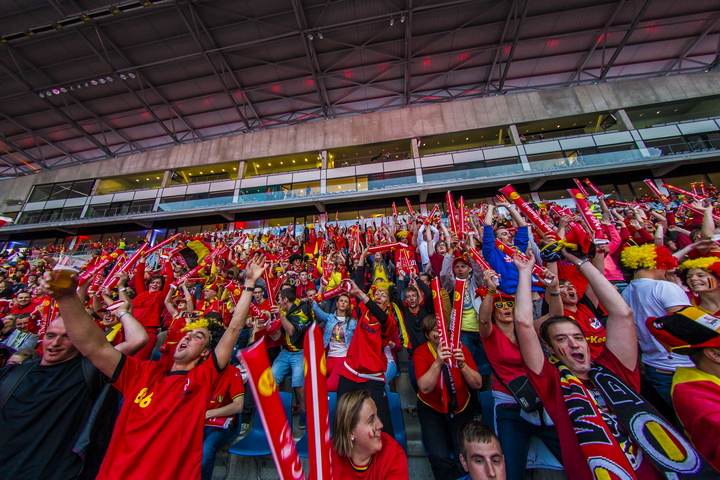 Love the samba - België - Zuid Korea @ Ghelamco arena Gent, picture 41, photographed by sven dullaert - FrontView Magazine