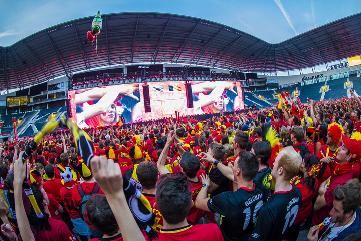 Love the samba - België - Zuid Korea @ Ghelamco arena Gent, picture 42, photographed by sven dullaert - FrontView Magazine