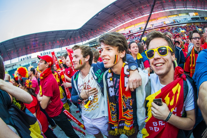 Love the samba - België - Zuid Korea @ Ghelamco arena Gent, picture 43, photographed by sven dullaert - FrontView Magazine