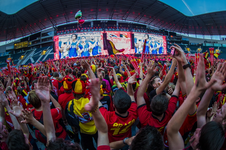 Love the samba - België - Zuid Korea @ Ghelamco arena Gent, picture 44, photographed by sven dullaert - FrontView Magazine