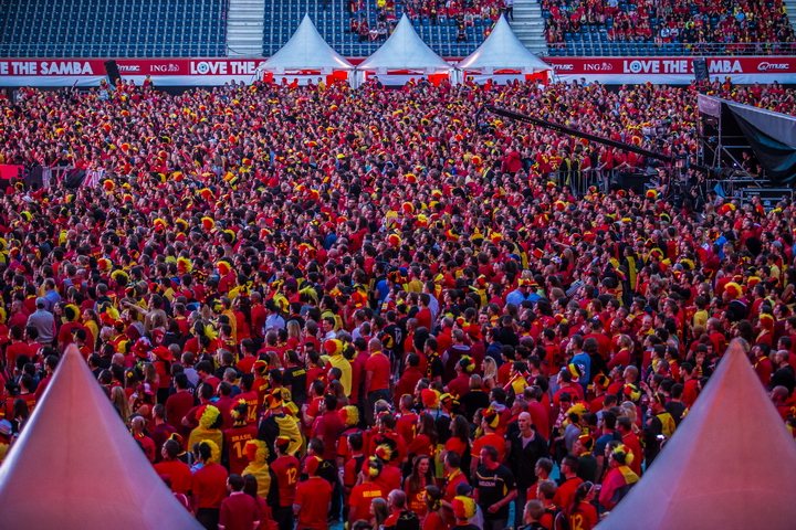 Love the samba - België - Zuid Korea @ Ghelamco arena Gent, picture 46, photographed by sven dullaert - FrontView Magazine
