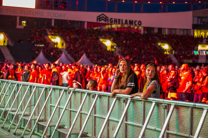 Love the samba - België - Zuid Korea @ Ghelamco arena Gent, picture 48, photographed by sven dullaert - FrontView Magazine