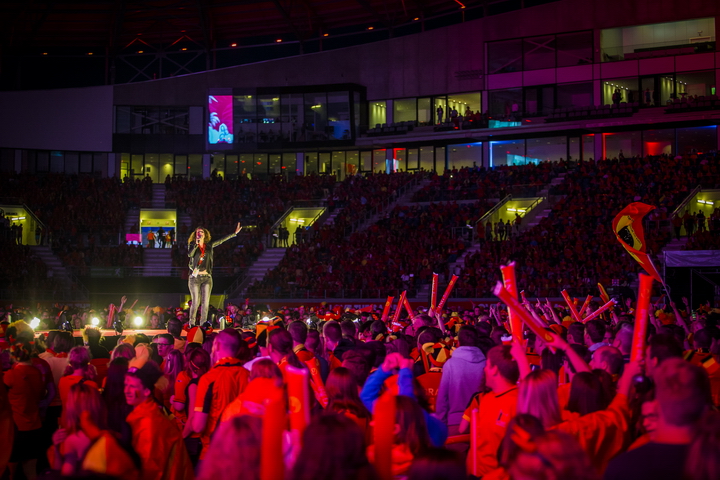 Love the samba - België - Zuid Korea @ Ghelamco arena Gent, picture 55, photographed by sven dullaert - FrontView Magazine