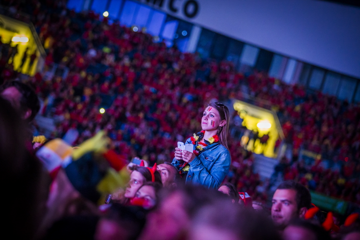 Love the samba - België - Zuid Korea @ Ghelamco arena Gent, picture 64, photographed by sven dullaert - FrontView Magazine