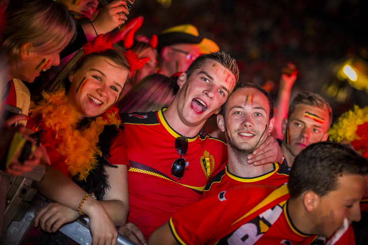 Love the samba - België - Zuid Korea @ Ghelamco arena Gent, picture 70, photographed by sven dullaert - FrontView Magazine