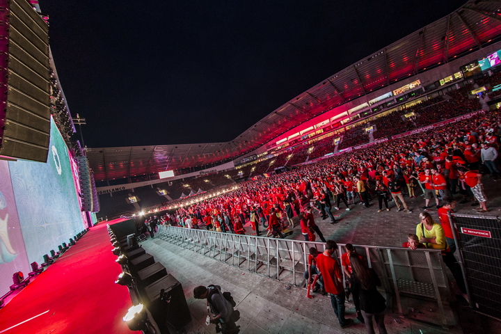 Love the samba - België - Zuid Korea @ Ghelamco arena Gent, picture 76, photographed by sven dullaert - FrontView Magazine
