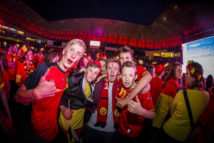 Love the samba - België - Zuid Korea @ Ghelamco arena Gent, picture 78, photographed by sven dullaert - FrontView Magazine