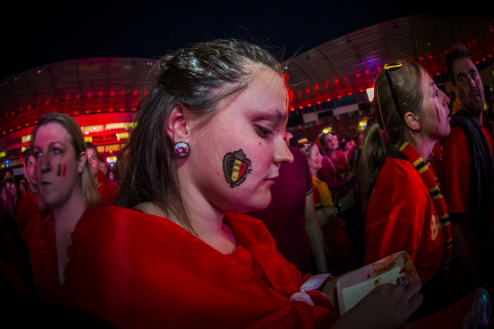 Love the samba - België - Zuid Korea @ Ghelamco arena Gent, picture 79, photographed by sven dullaert - FrontView Magazine