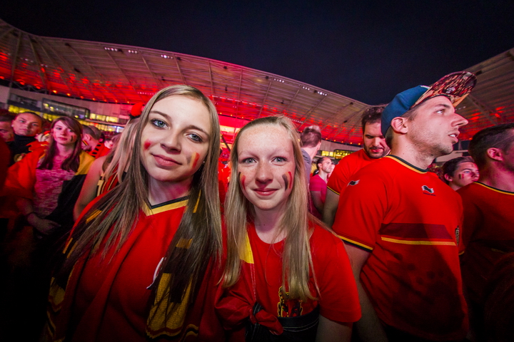 Love the samba - België - Zuid Korea @ Ghelamco arena Gent, picture 81, photographed by sven dullaert - FrontView Magazine