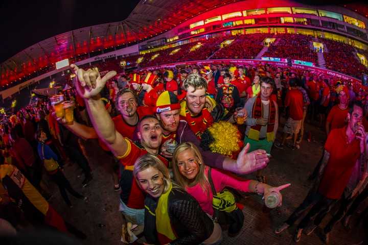 Love the samba - België - Zuid Korea @ Ghelamco arena Gent, picture 83, photographed by sven dullaert - FrontView Magazine