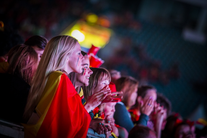 Love the samba - België - Zuid Korea @ Ghelamco arena Gent, picture 87, photographed by sven dullaert - FrontView Magazine