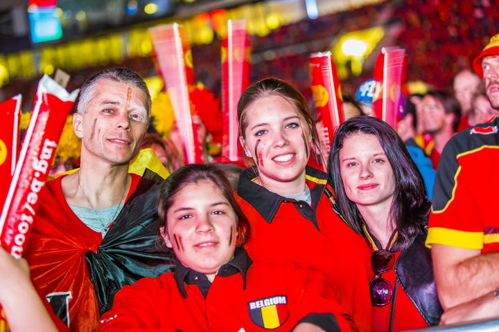 Love the samba - België - Zuid Korea @ Ghelamco arena Gent, picture 89, photographed by sven dullaert - FrontView Magazine