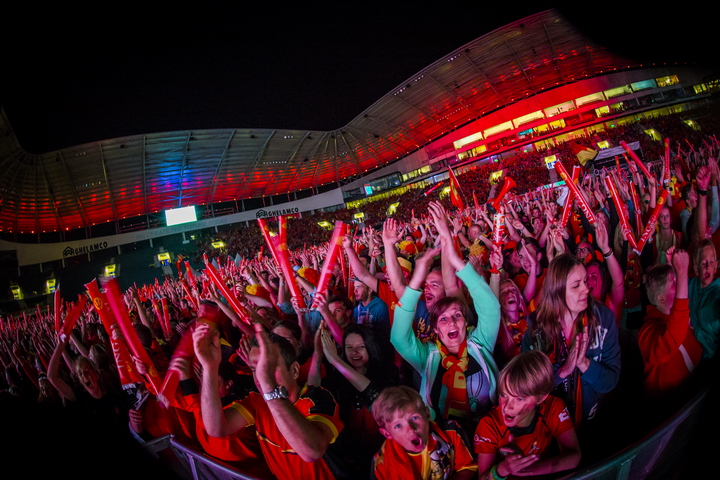 Love the samba - België - Zuid Korea @ Ghelamco arena Gent, picture 90, photographed by sven dullaert - FrontView Magazine