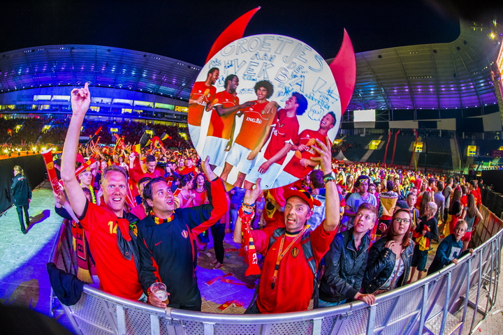Love the samba - België - Zuid Korea @ Ghelamco arena Gent, picture 94, photographed by sven dullaert - FrontView Magazine