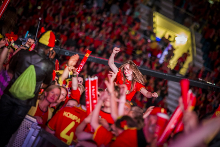 Love the samba - België - Zuid Korea @ Ghelamco arena Gent, picture 95, photographed by sven dullaert - FrontView Magazine